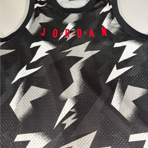 Jordan Mesh Basketball Jersey XL Lightning Bolt Jumpman #23 Nike - Picture 2 of 13
